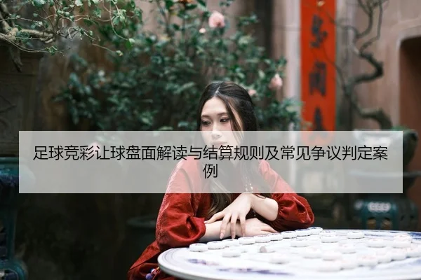 足球竞彩让球盘面解读与结算规则及常见争议判定案例